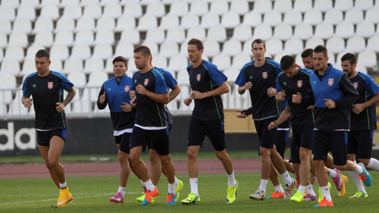 Trening reprezentacije Srbije