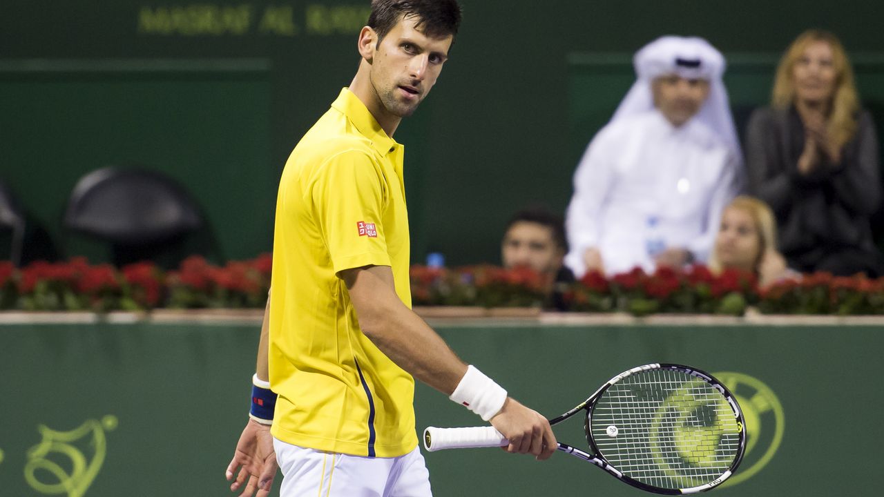 Novak Đoković na ATP turniru u Dohi