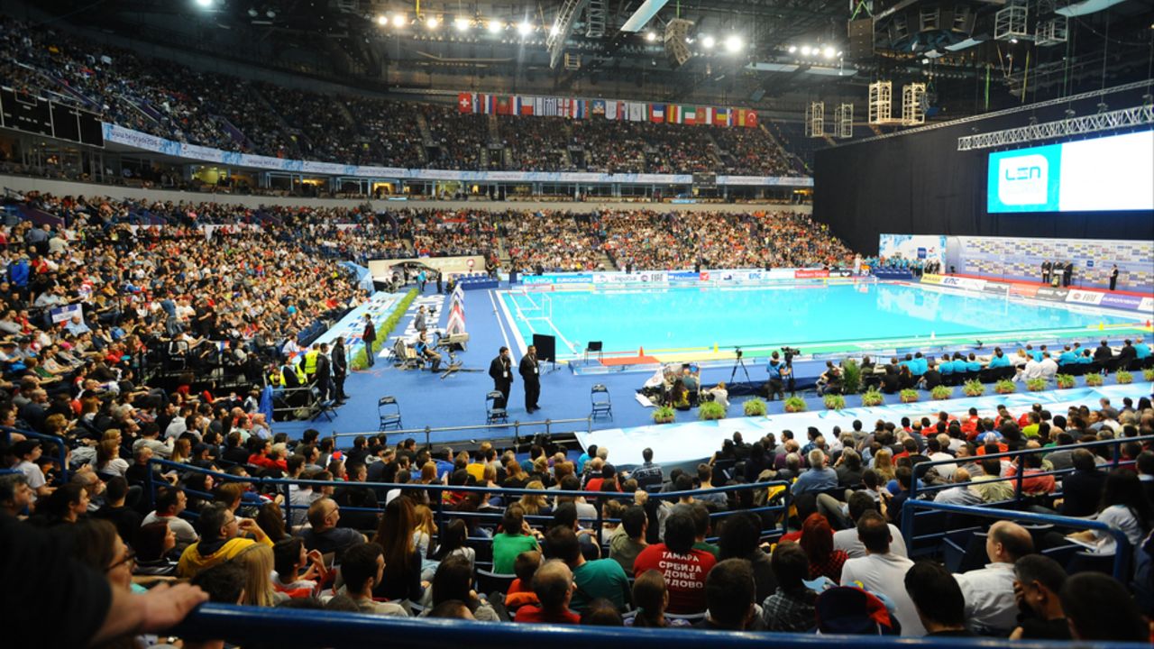 Kombank arena uoči meča Srbija - Hrvatska