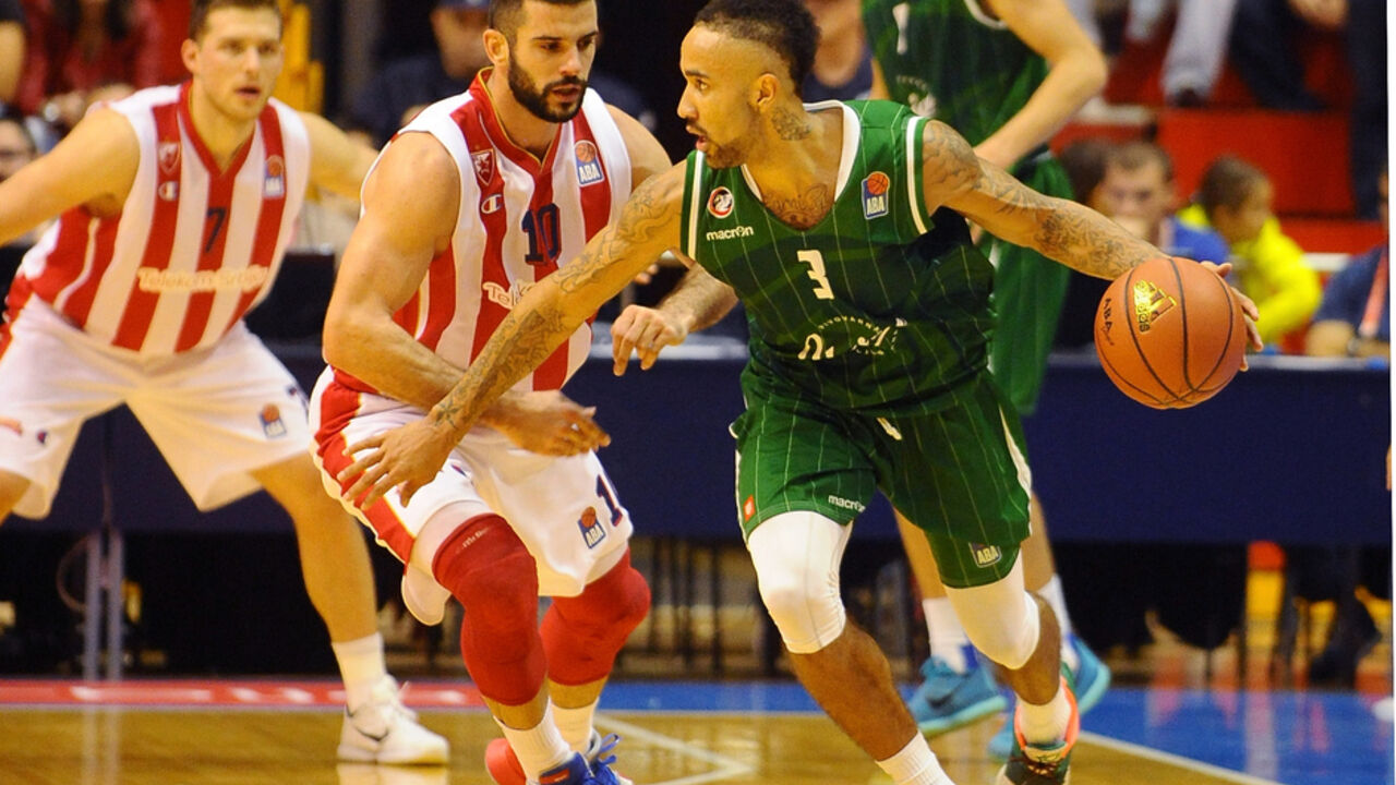Detalj s utakmice Crvena zvezda - Olimpija