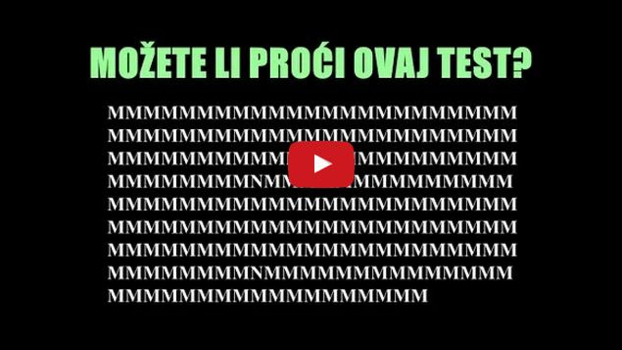 Očni test