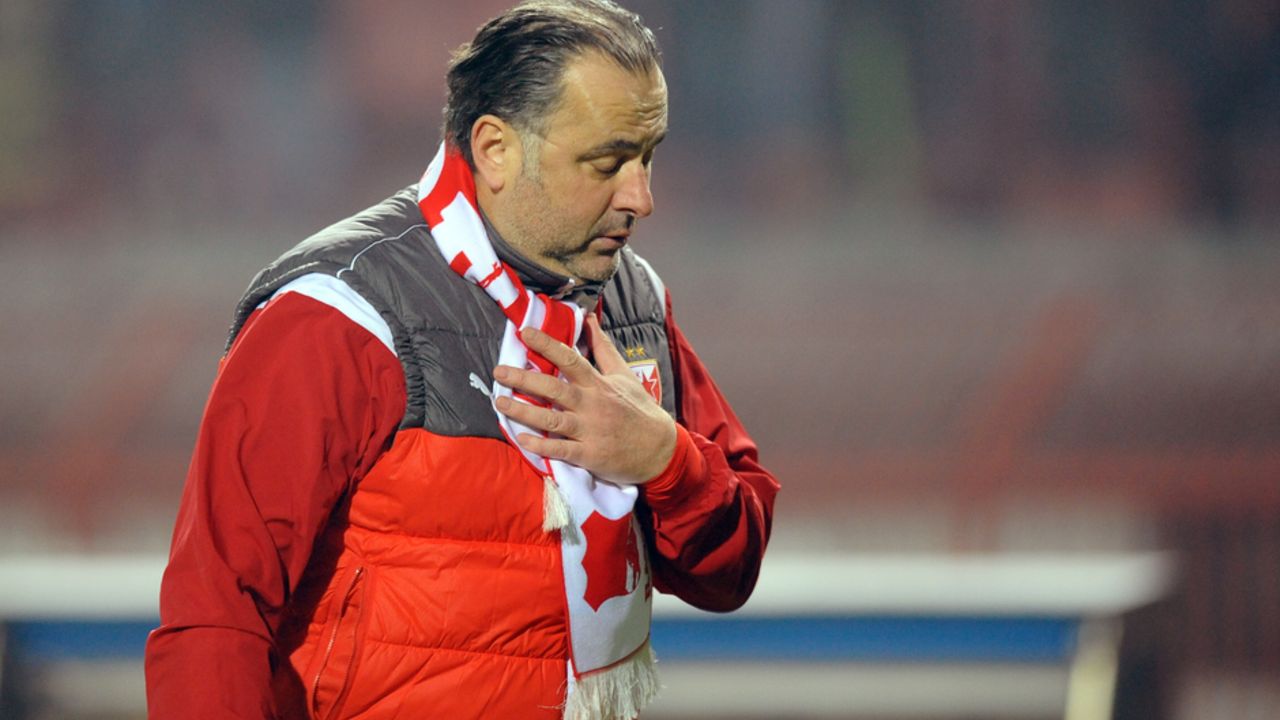 Trener Crvene zvezde Miodrag Božović