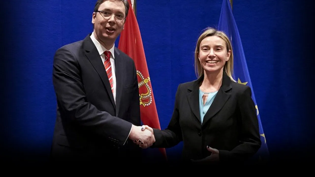 Vučić, Mogerini