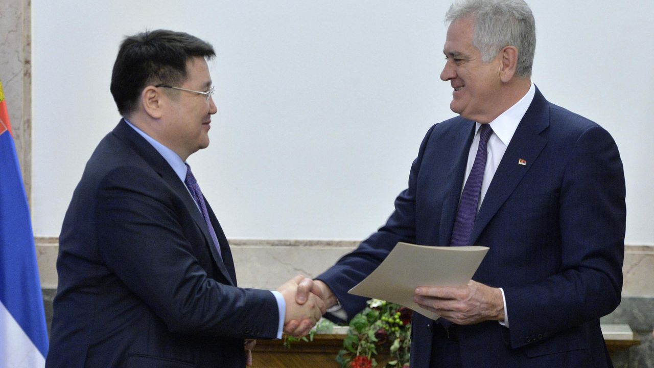 Nursultan Nazarbajev i Tomislav Nikolić