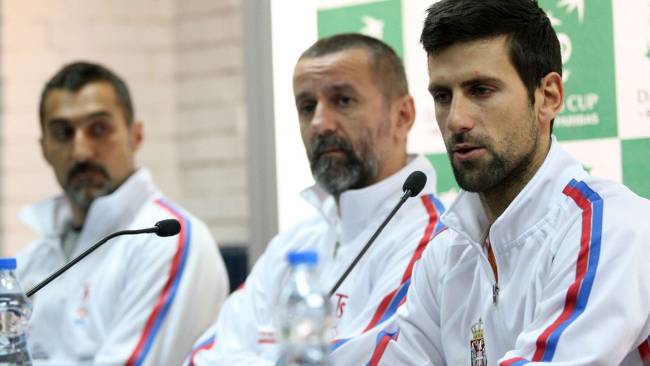 Novak Đoković, Bogdan Obradović i Nenad Zimonjić