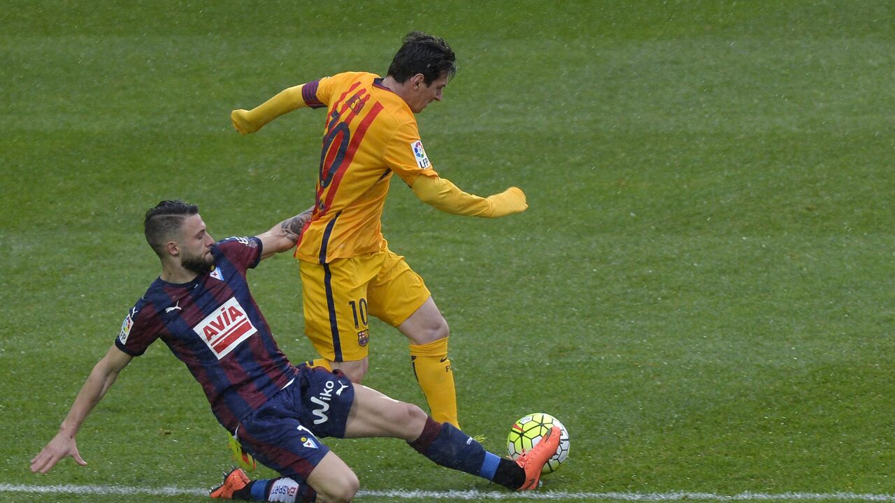 Lionel Mesi na meču sa Eibarom