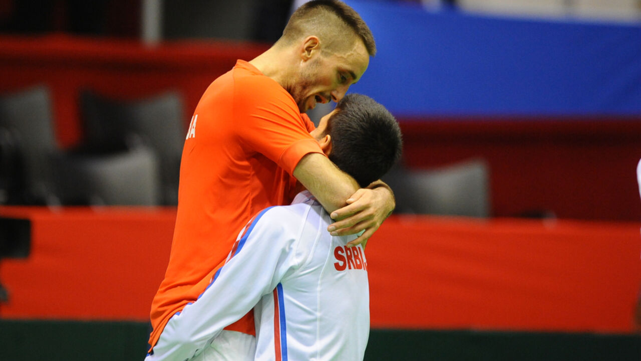Viktor Troicki i Novak Đoković