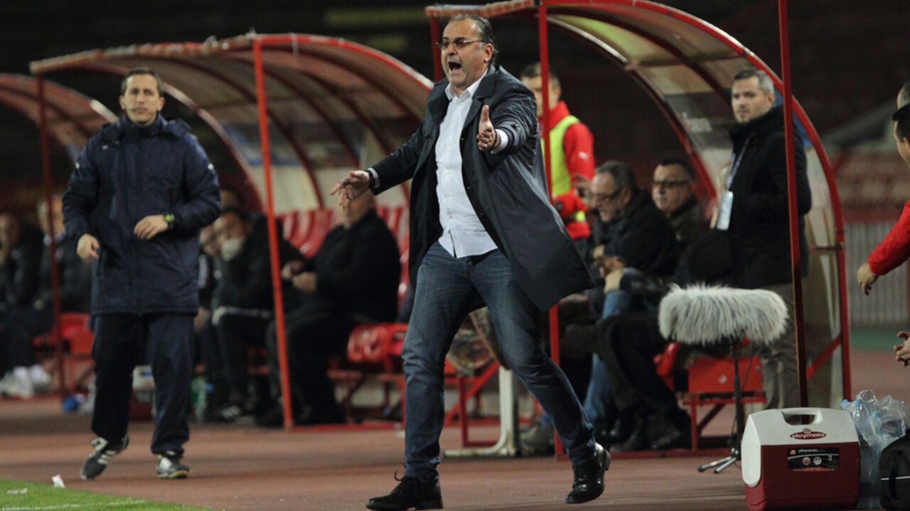 Trener Crvene zvezde Miodrag Božović