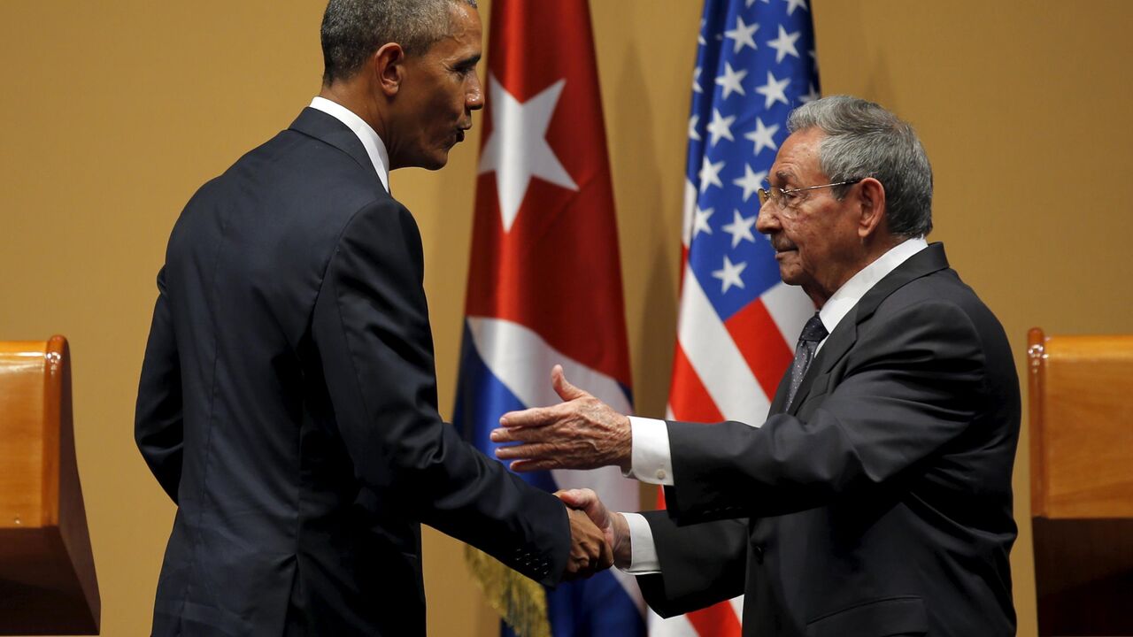 Barak Obama i Raul Kastro