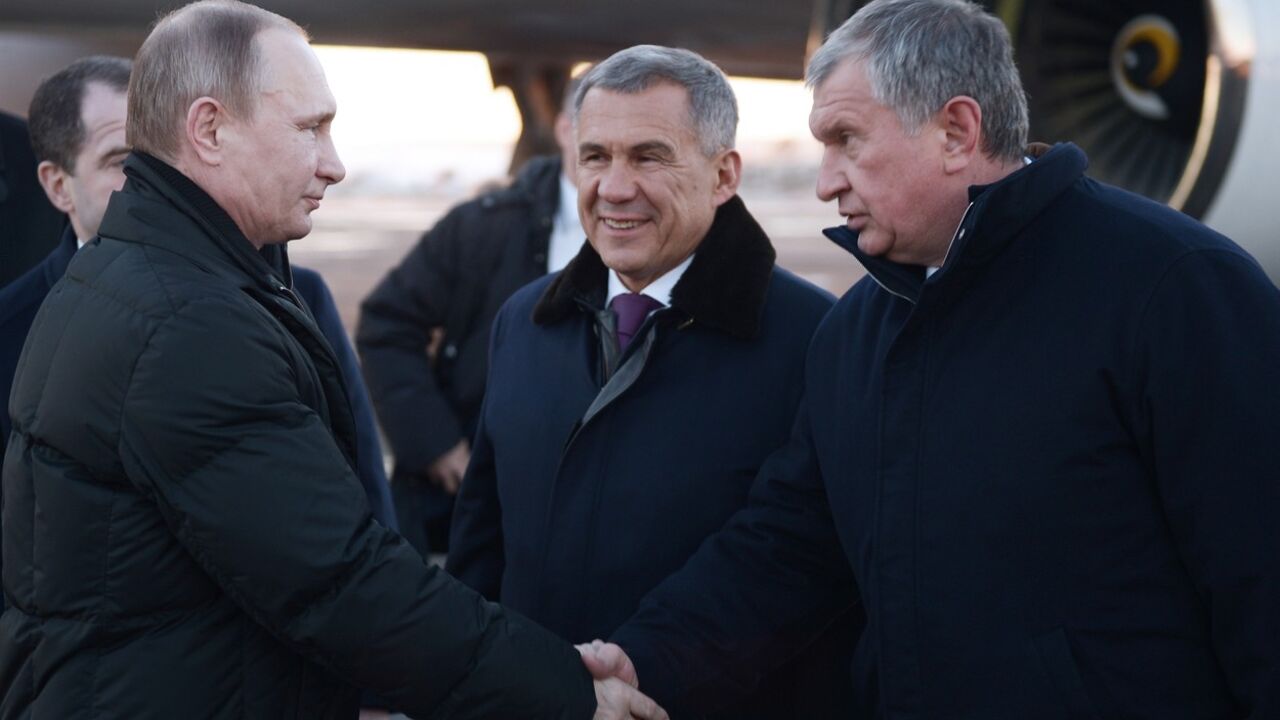 Vladimir Putin i Igor Sečin