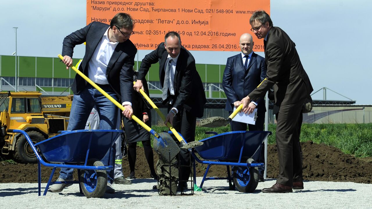 Aleksandar Vučić i Aksel Ditman
