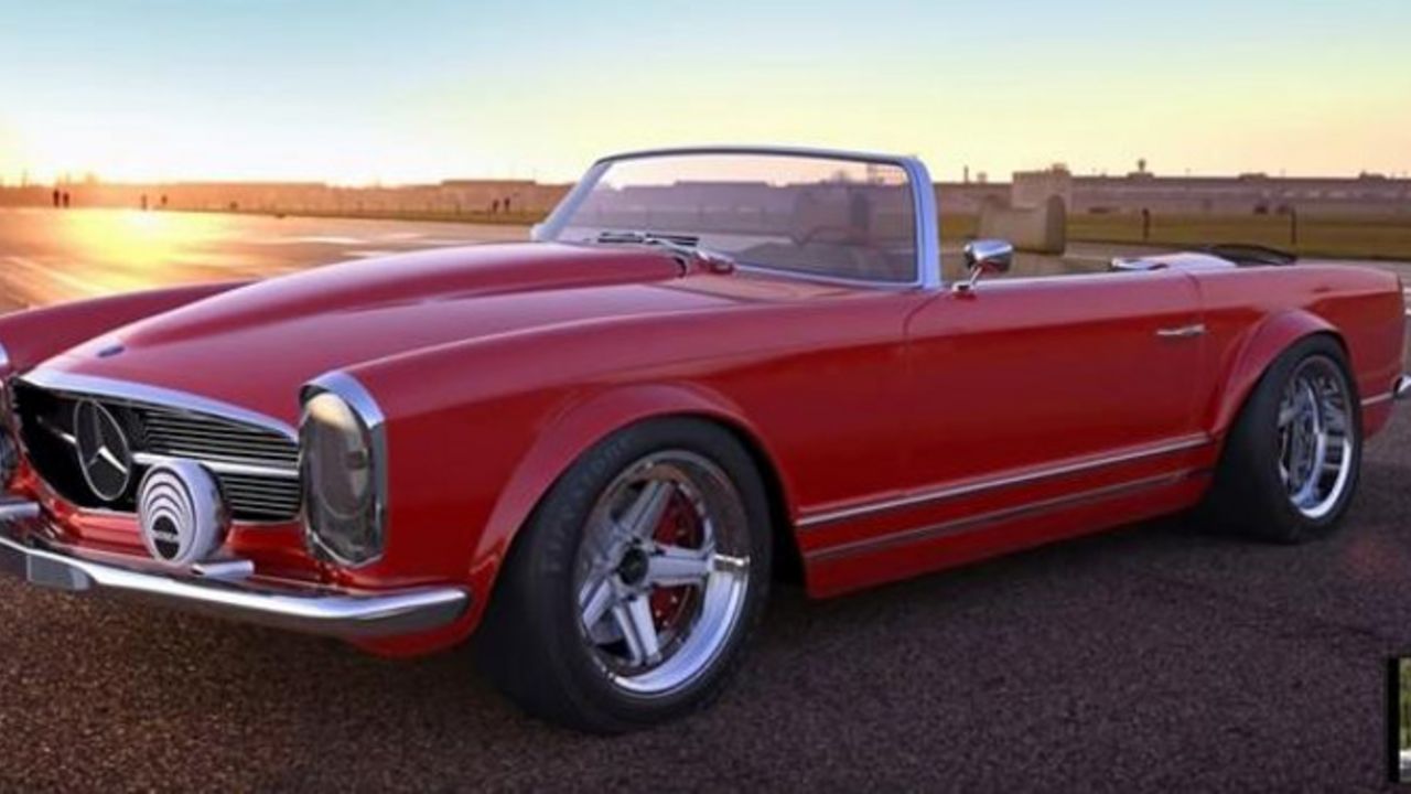 Mercedes u retro stilu