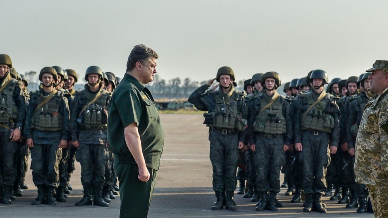 Porošenko pred vojskom