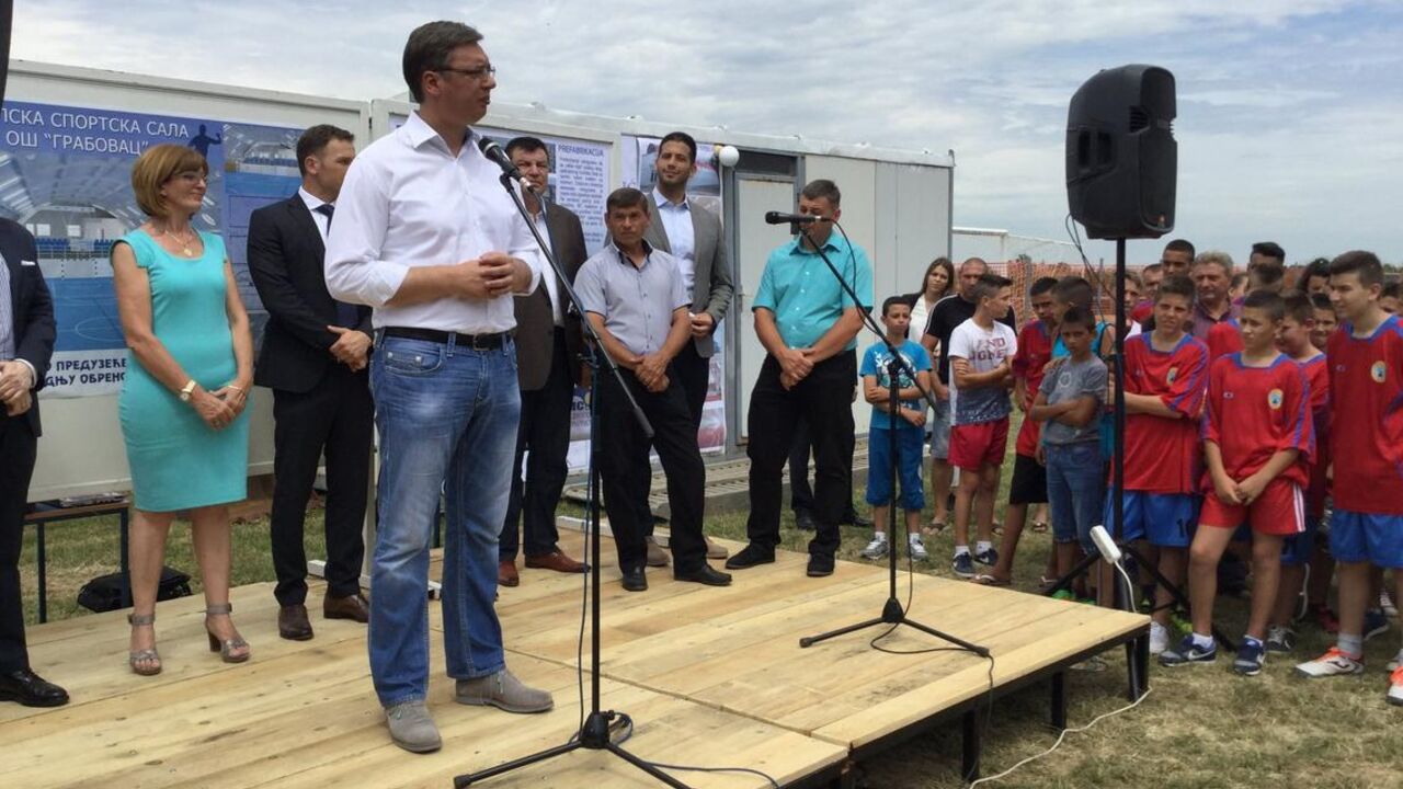 Aleksandar Vučić u Obrenovcu