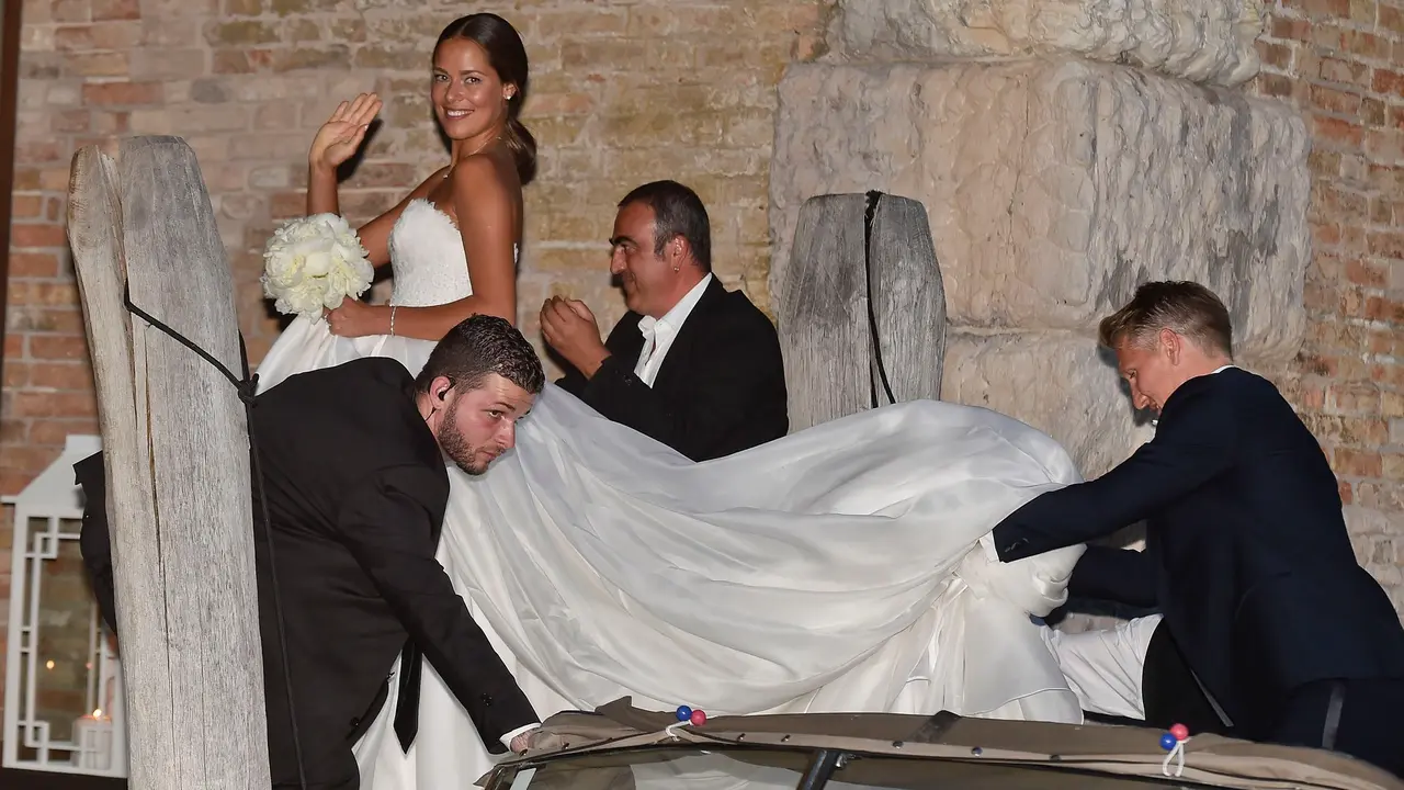 Ana Ivanović i Bastijan Švajnštajger na svadbi