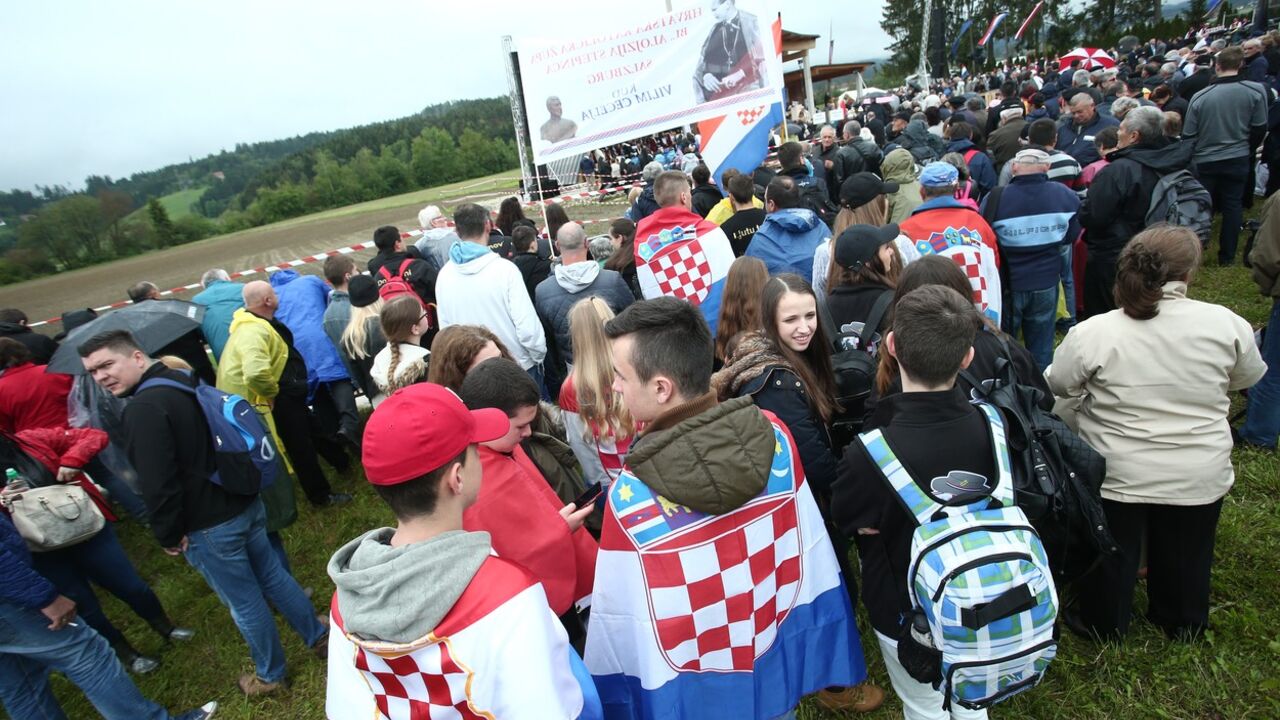 Poklonici ustaškog pokreta u Blajburgu