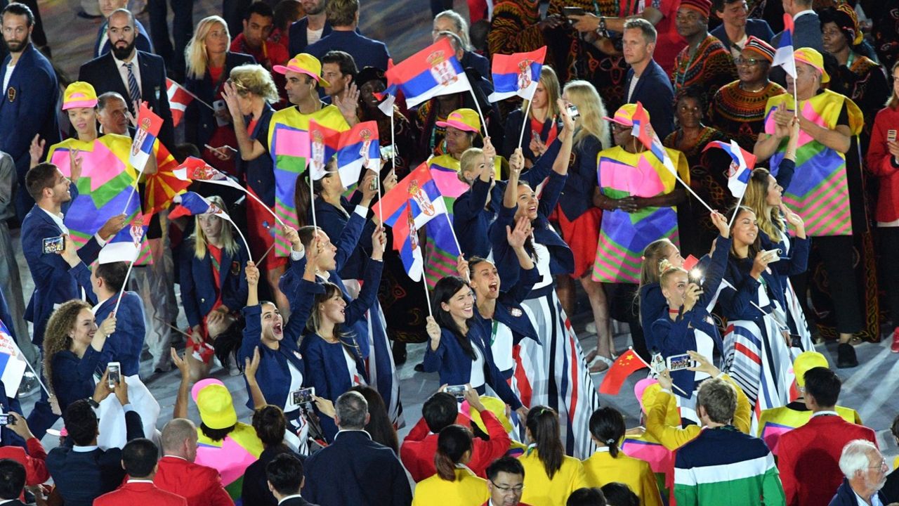 Srbija na otvaranju olimpijade