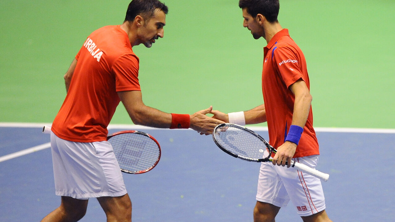 Nenad Zimonjić i Novak Đoković