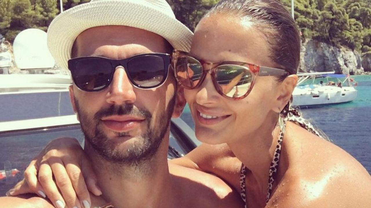 Peđa Stojaković sa suprugom Alekom Kamilom