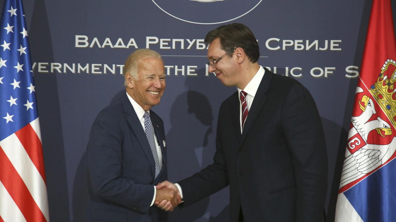 Džozef Bajden i Aleksandar Vučić