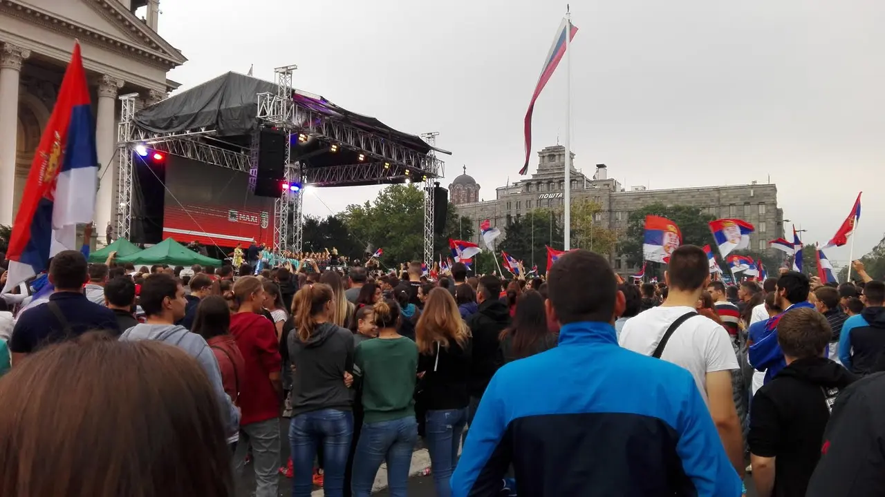 Doček olimpijaca Srbije