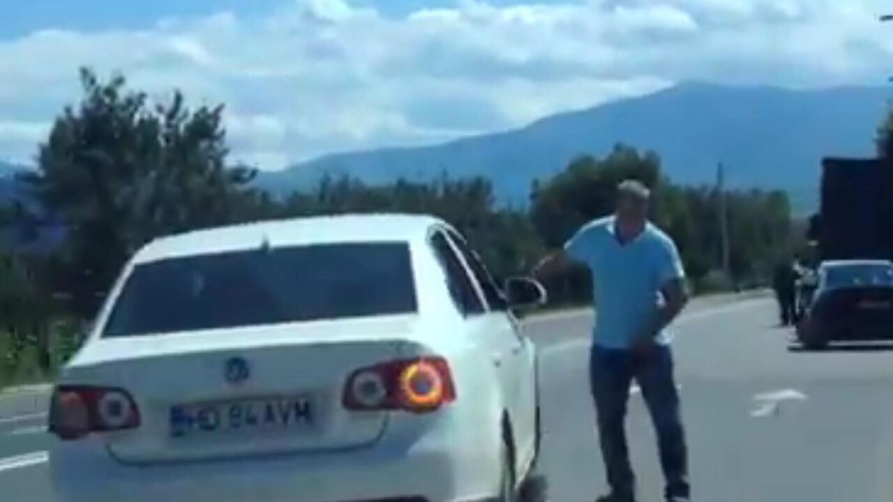 Scena sa puteva u Rumuniji