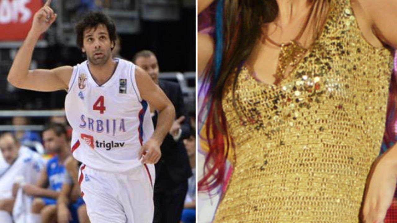 Miloš Teodosić i Milica Pavlović