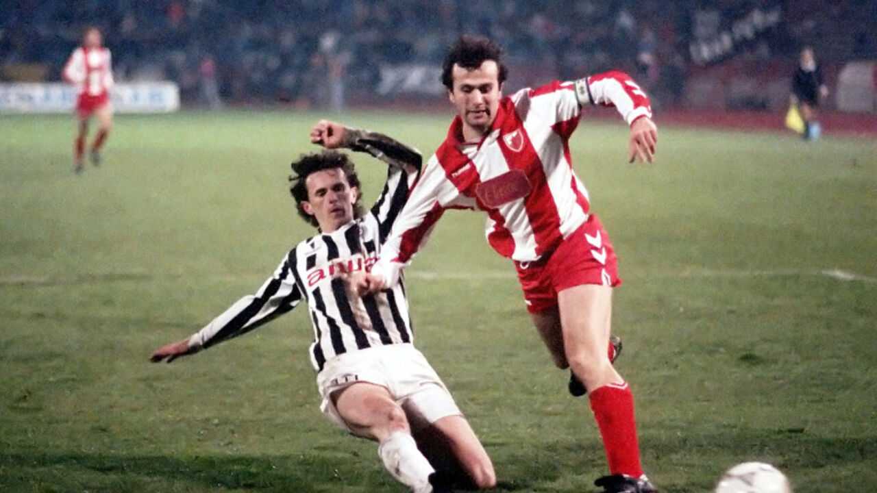 Dejan Savićević u dresu Crvene zvezde