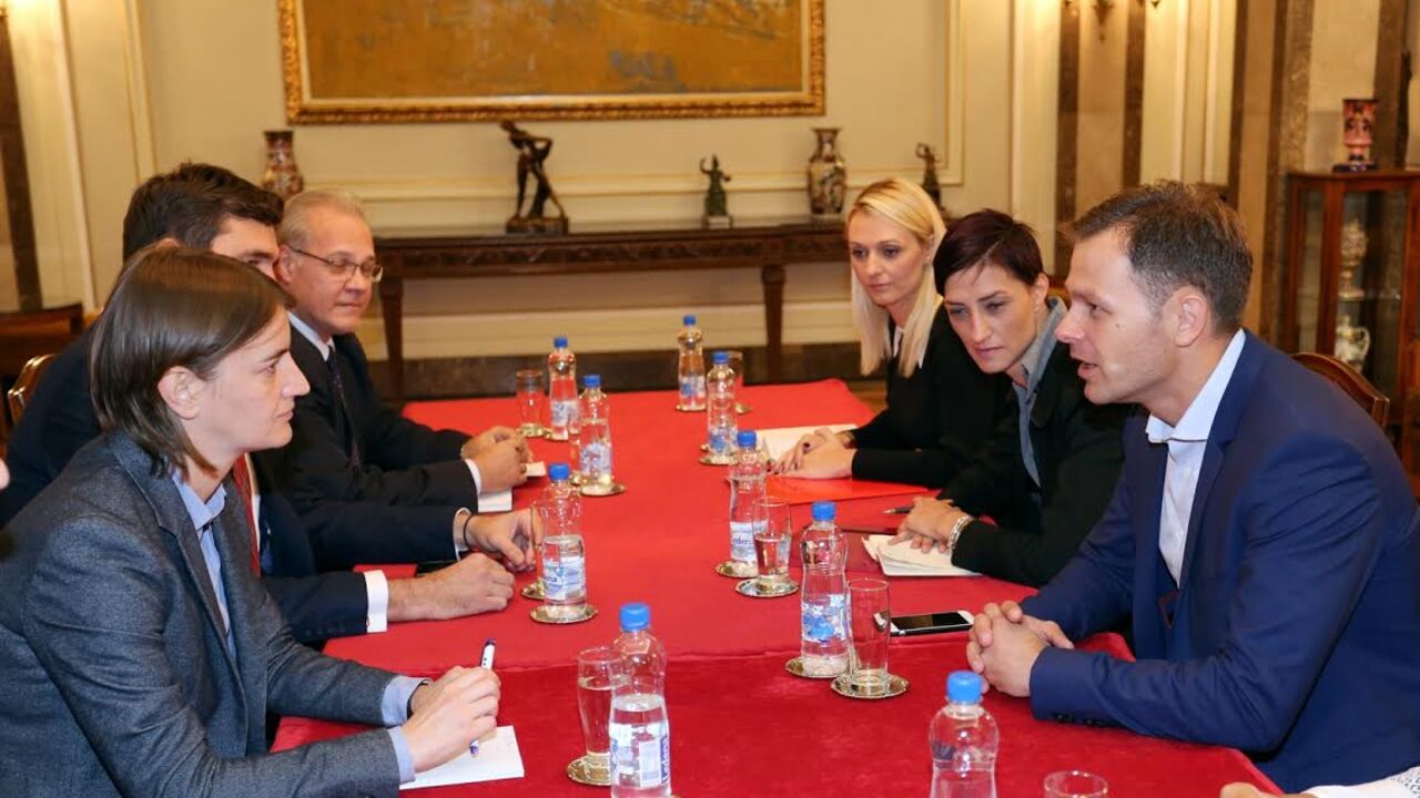 Ana Brnabić i Siniša Mali