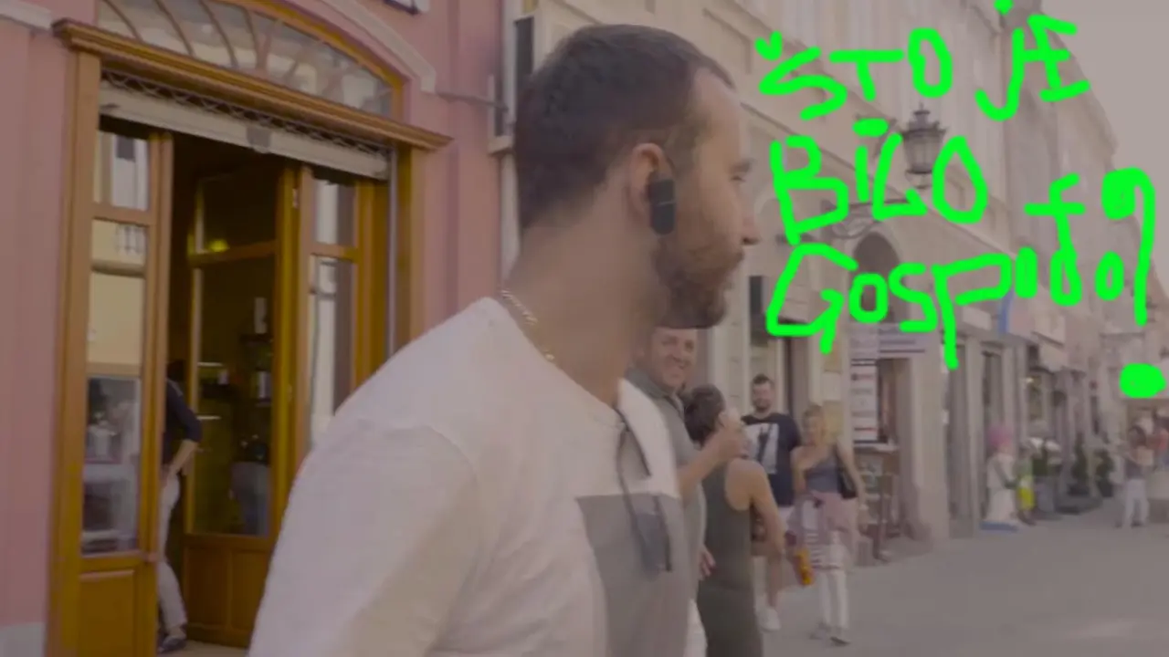 Scena iz epizode Crnogorac na mobilnom serije Dnevnjak