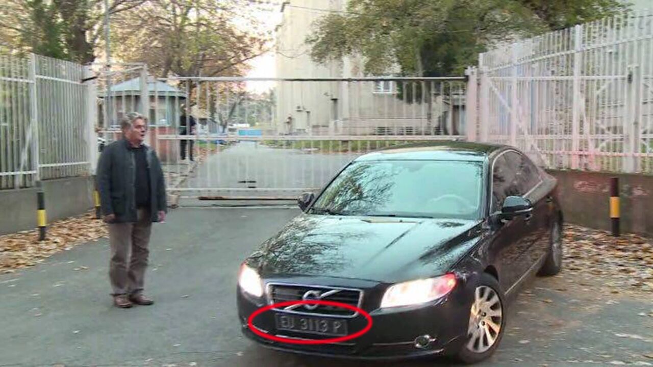Automobil oficira za vezu sa Kosova