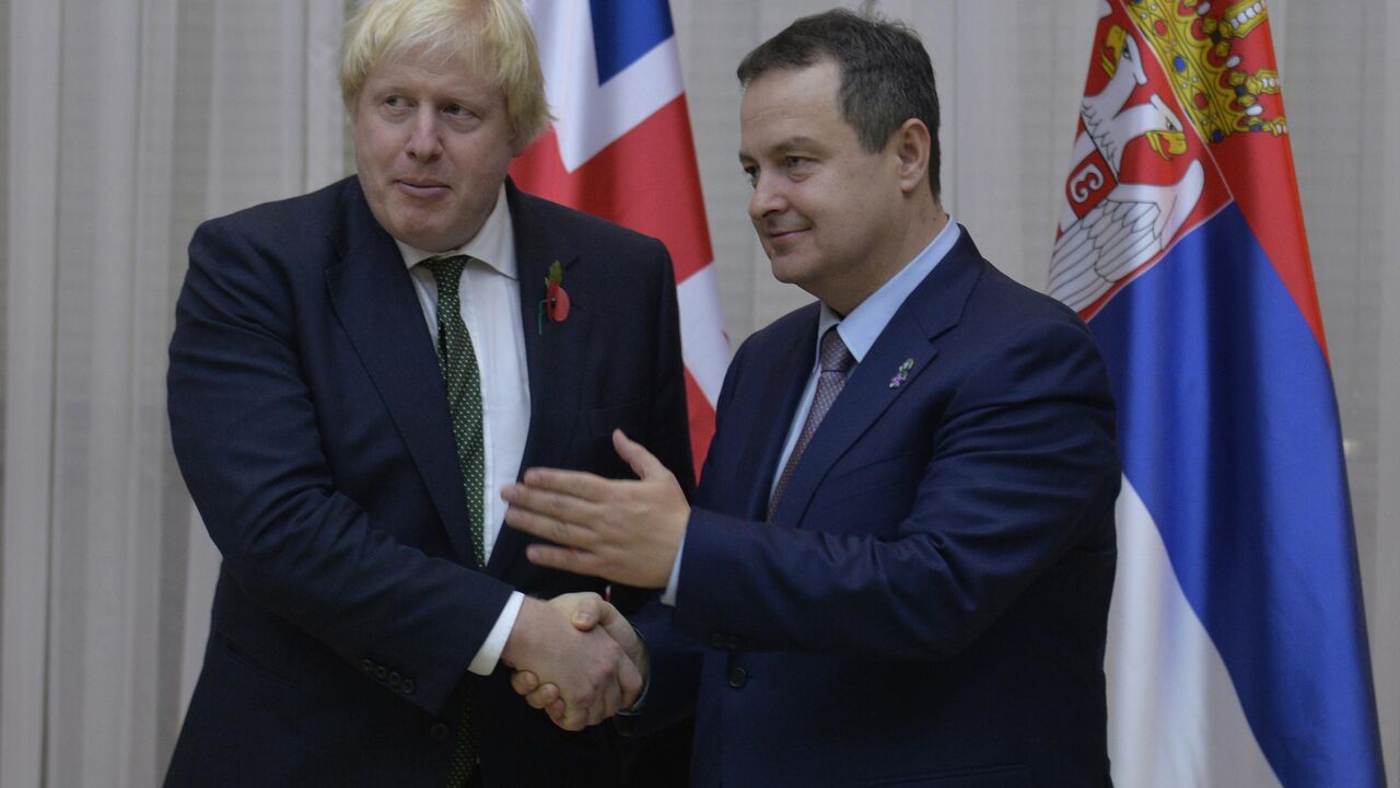 Ivica Dačić i Boris Džonson