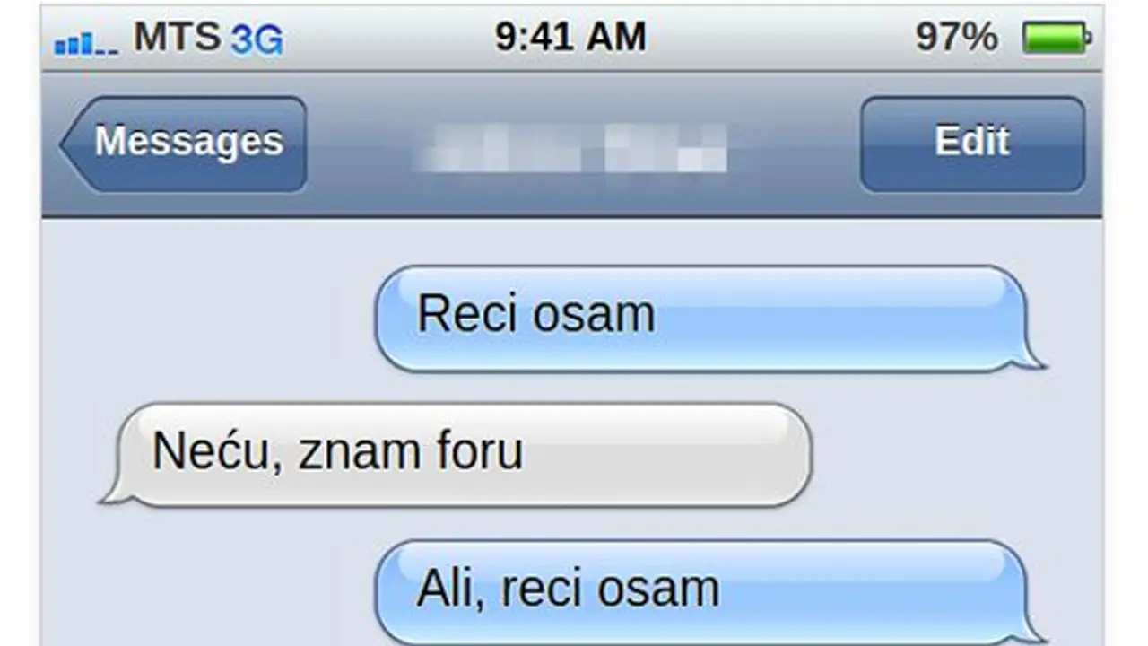 Smešan sms