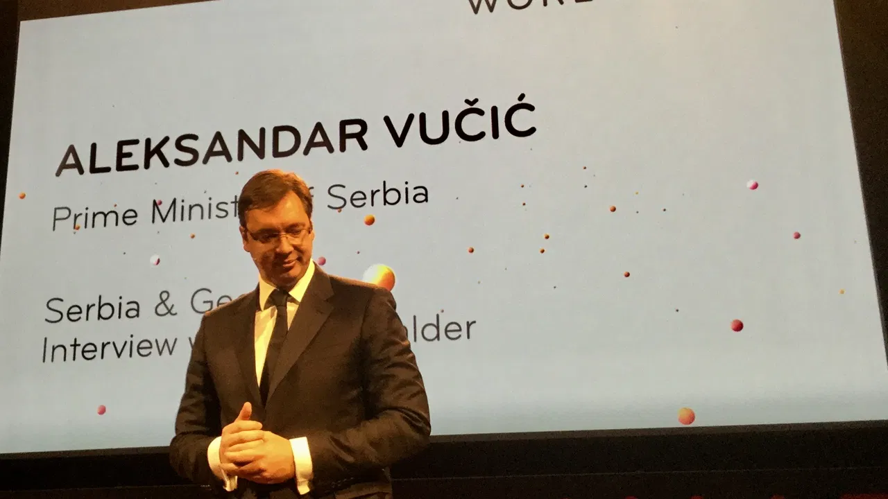 Aleksandar VUčić u Švajcarskoj