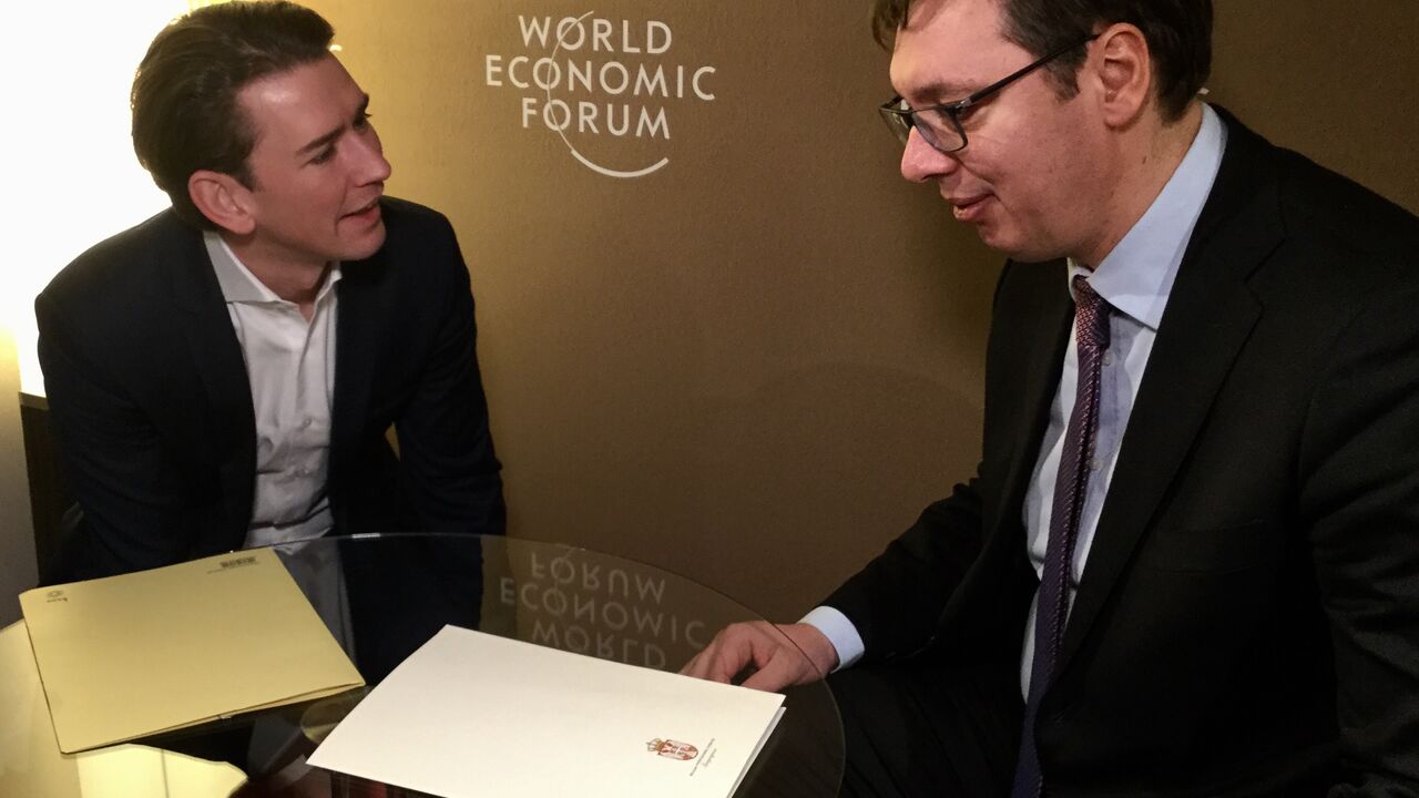 Aleksandar Vučić i Sebastijan Kurc
