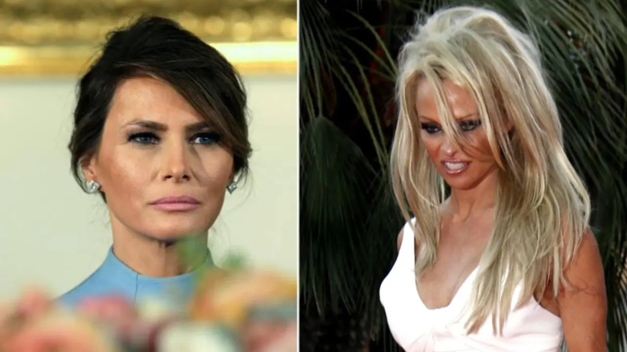 Pamela Anderson i Melanija Tramp