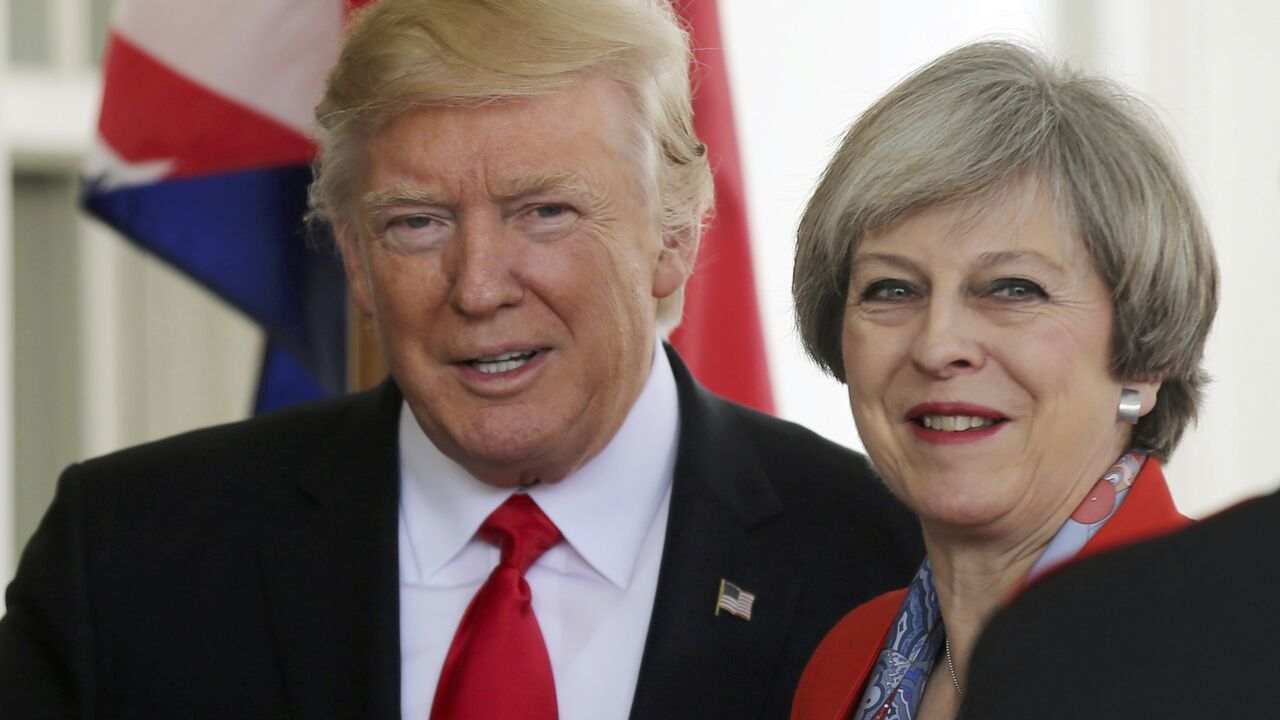 Donald Tramp i Tereza Mej
