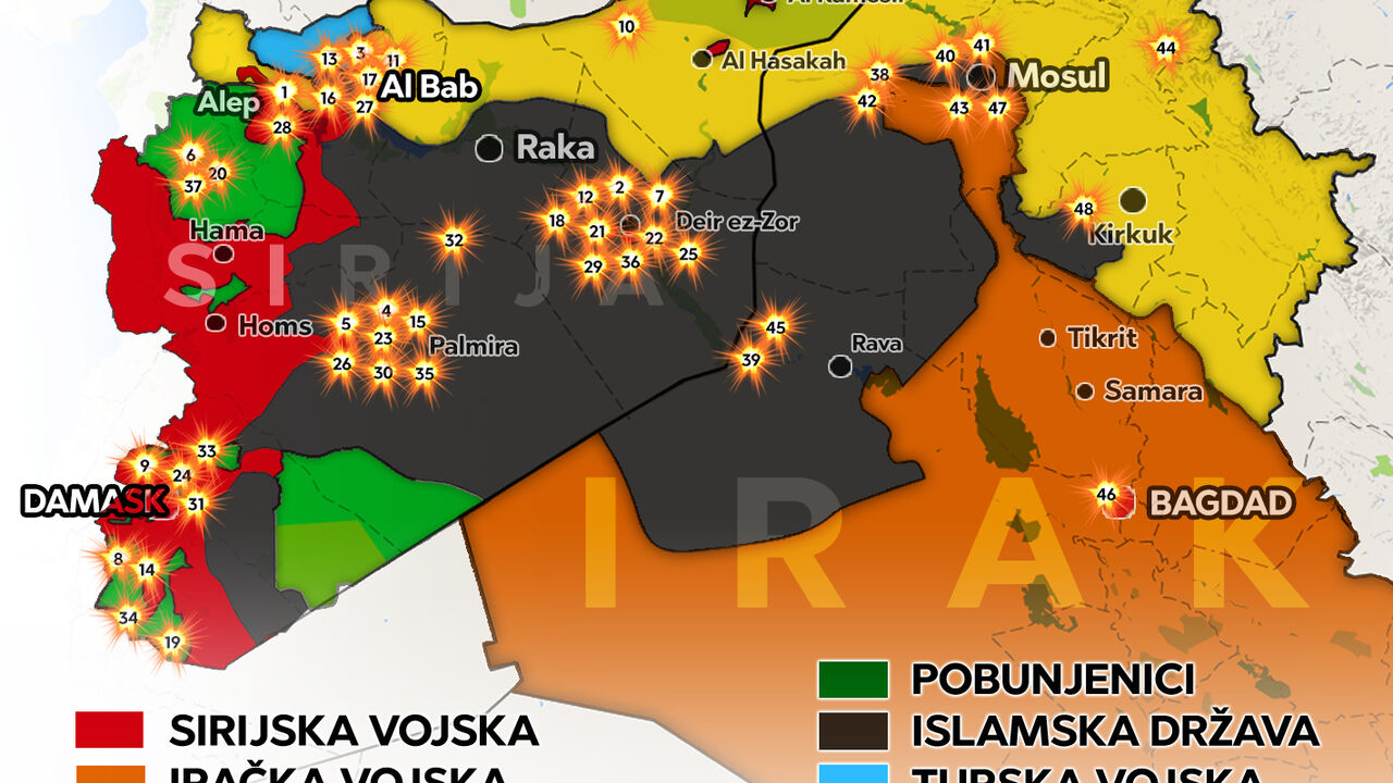Sirija-Irak-Mapa