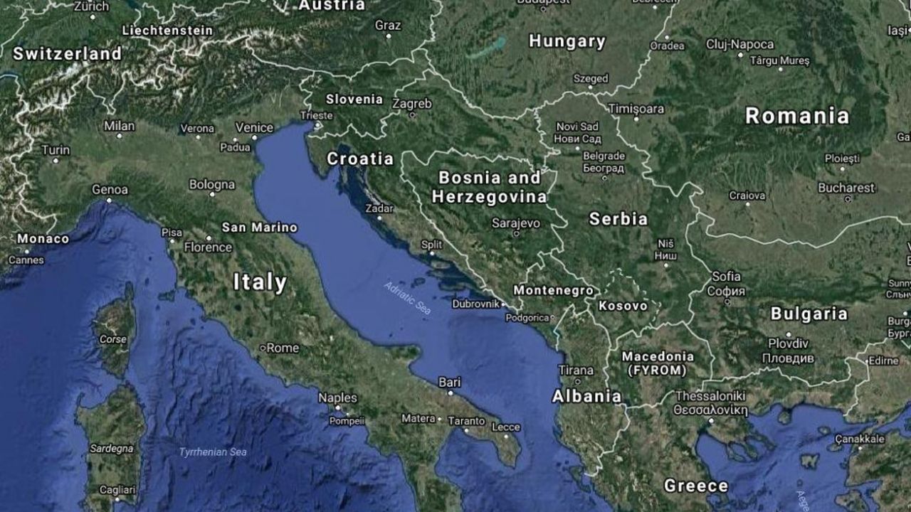 Mapa Evrope