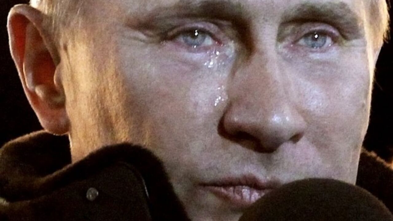 Vladimir Putin plače
