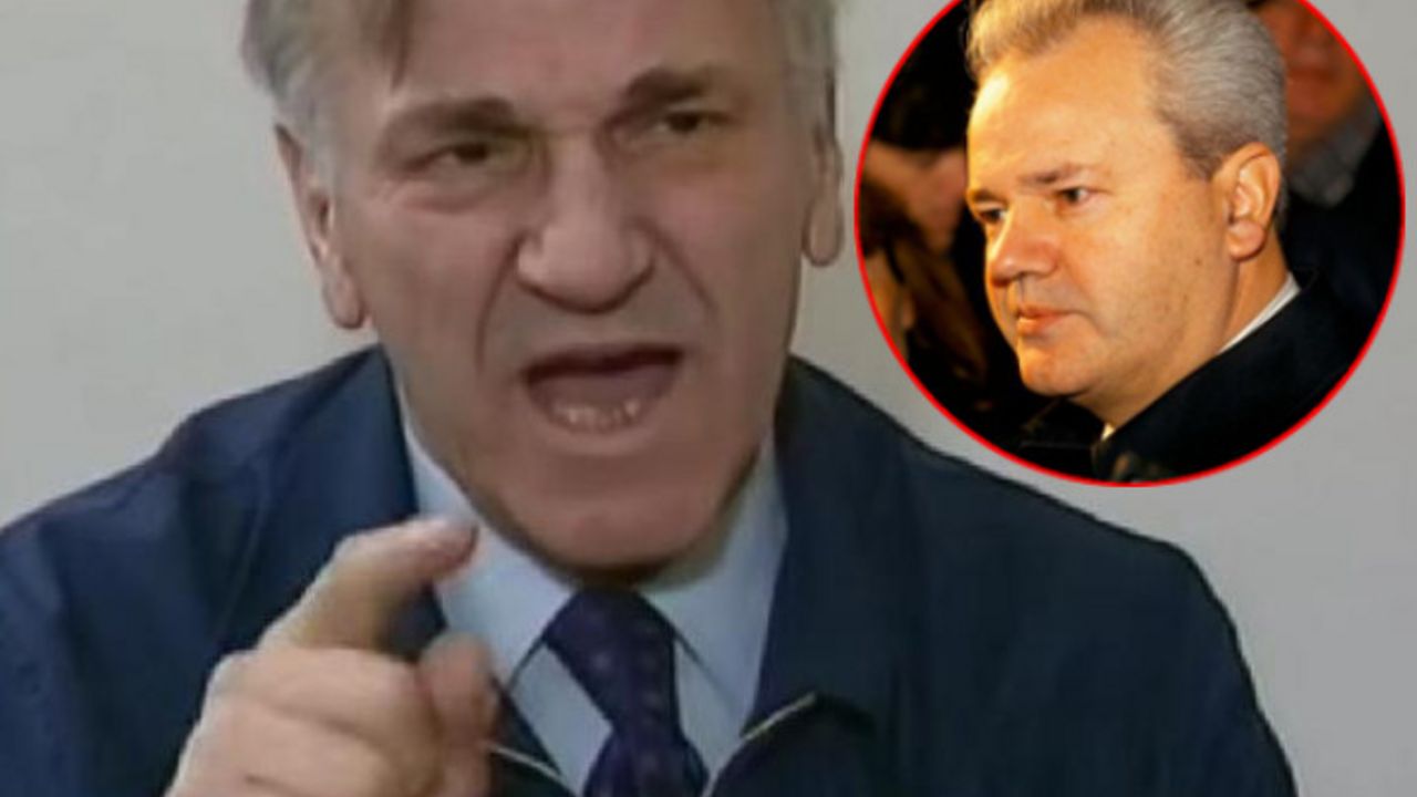 Velimir Bata Živojinović i Slobodan Milošević