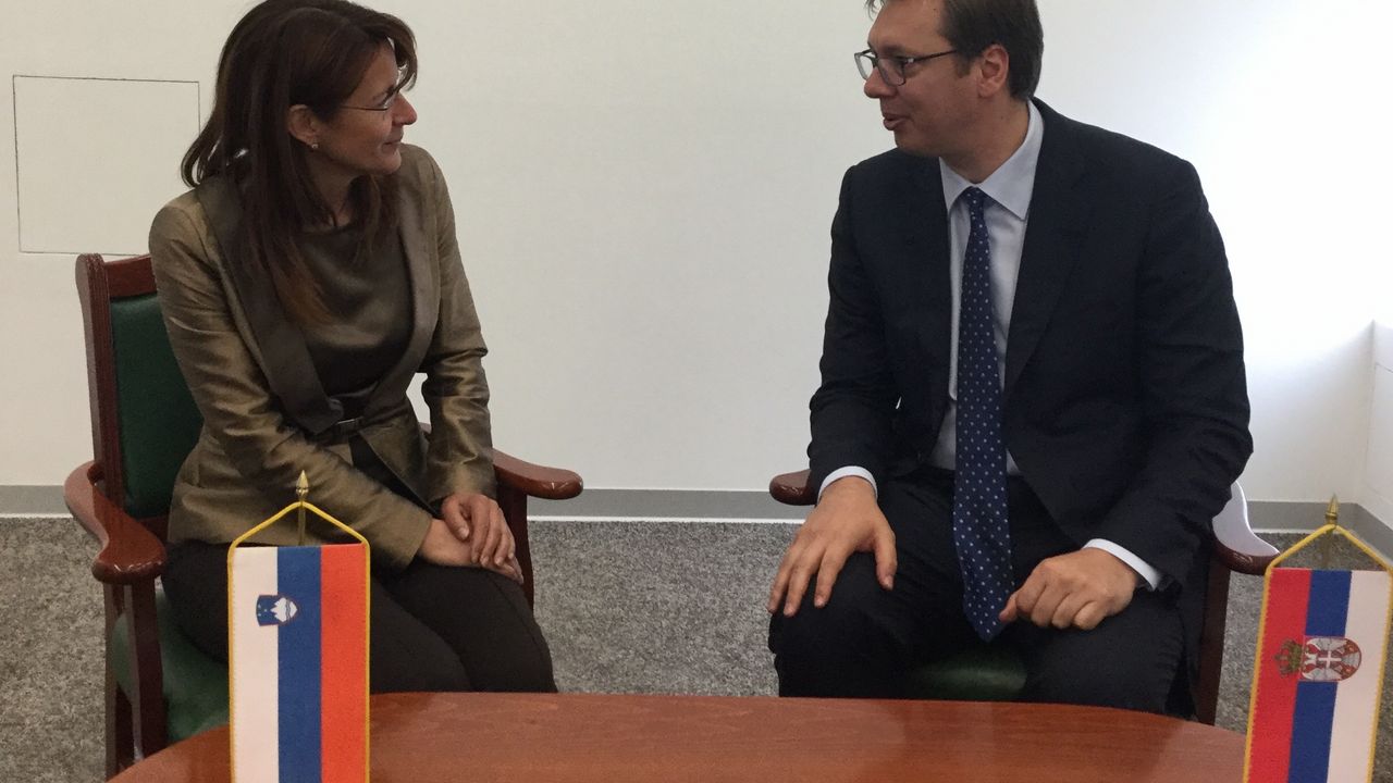 Aleksandar Vučić i Andrea Katić
