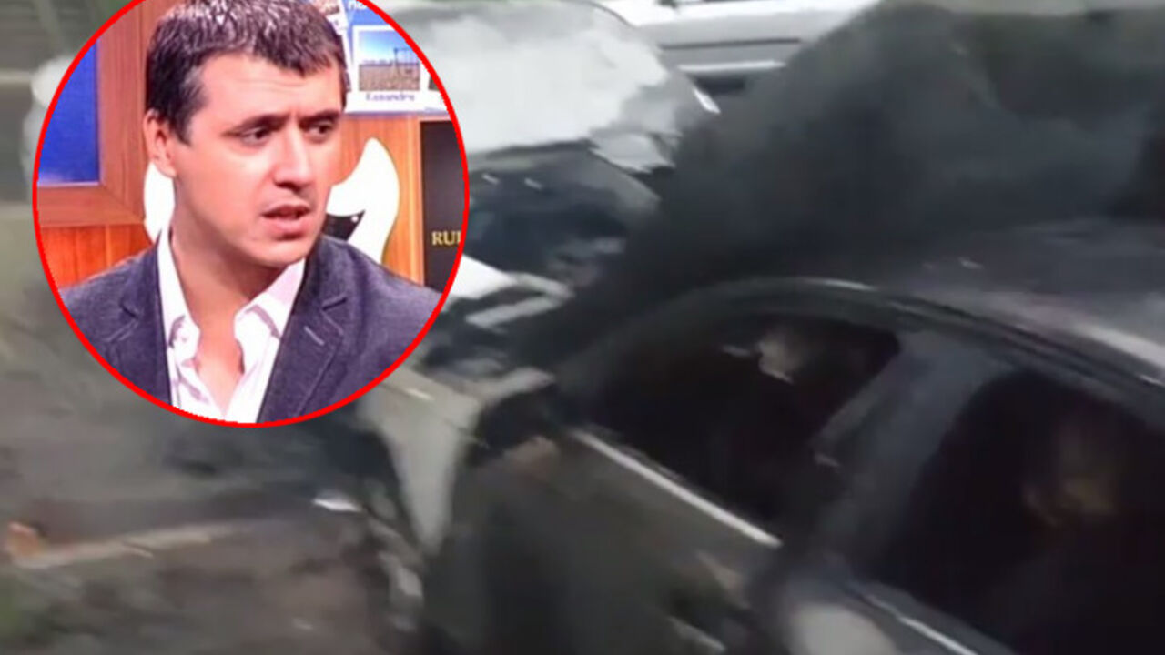 Automobil Marka Bulata dignut u vazduh