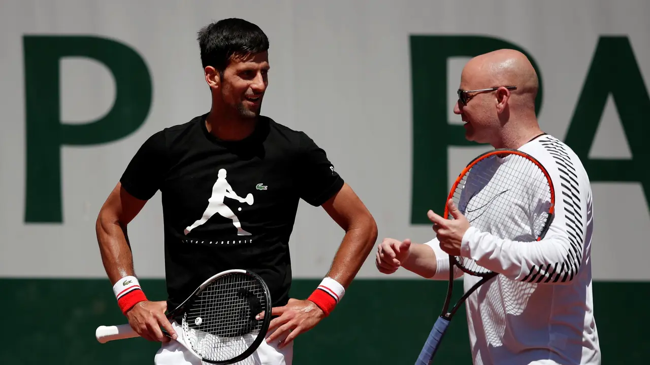 Novak Đoković i Andre Agasi
