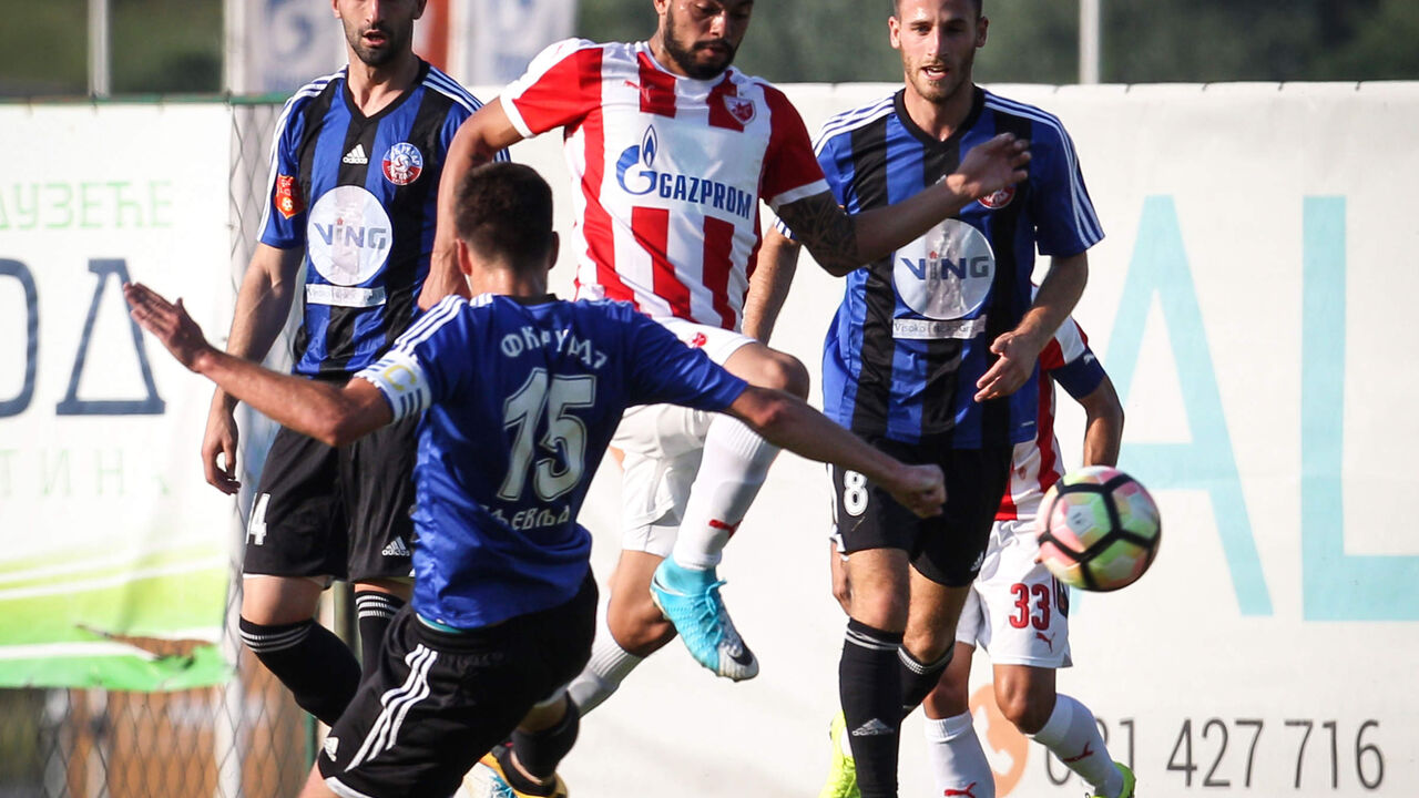 Džon Ruiz na utakmici Crvena zvezda - Rudar
