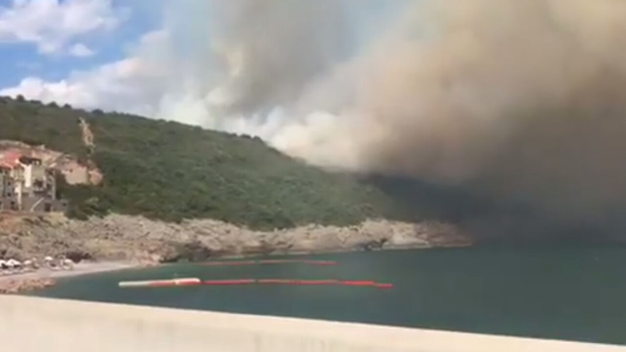 požar, Tivat