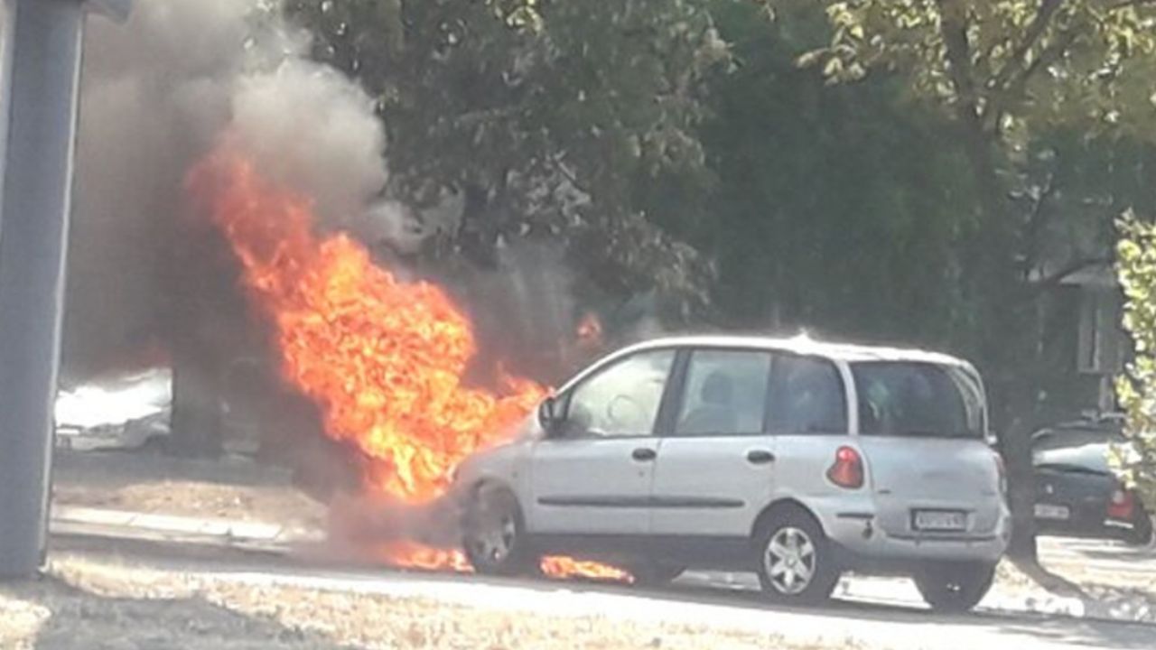 Požar kod Opštine NBG