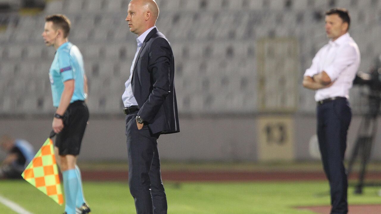 Marko Nikolić na meču Partizan-Videoton