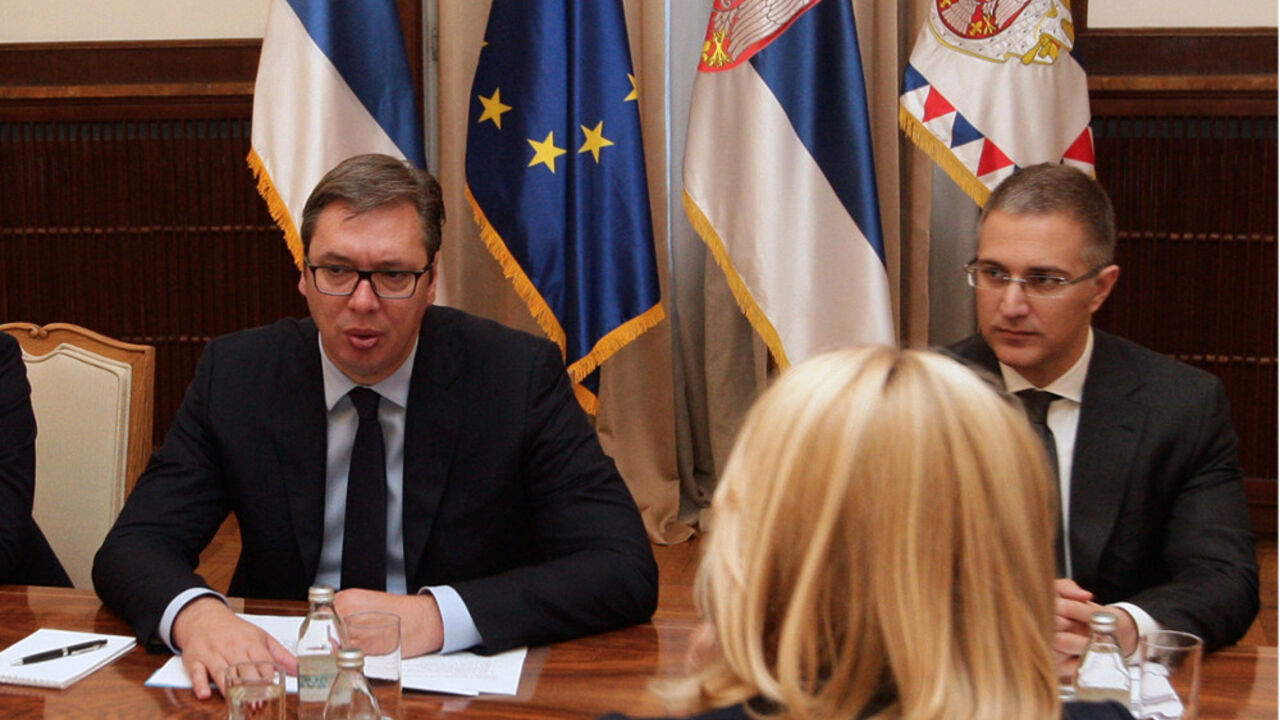 Aleksandar Vučić i Nebojša Stefanović