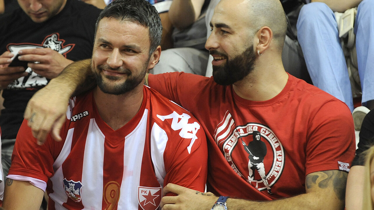 Pero Antić sa Milanom Gurovićem